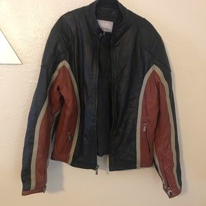 Wilson’s Leather Moto jacket.